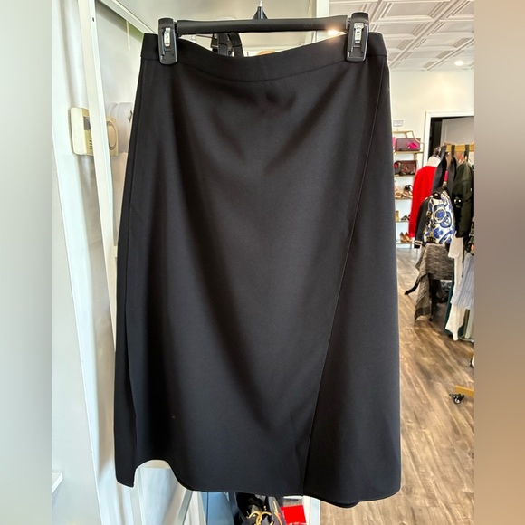 DKNY black midi skirt size 4 - Picture 1 of 2